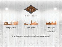 Tablet Screenshot of io-osteria.com